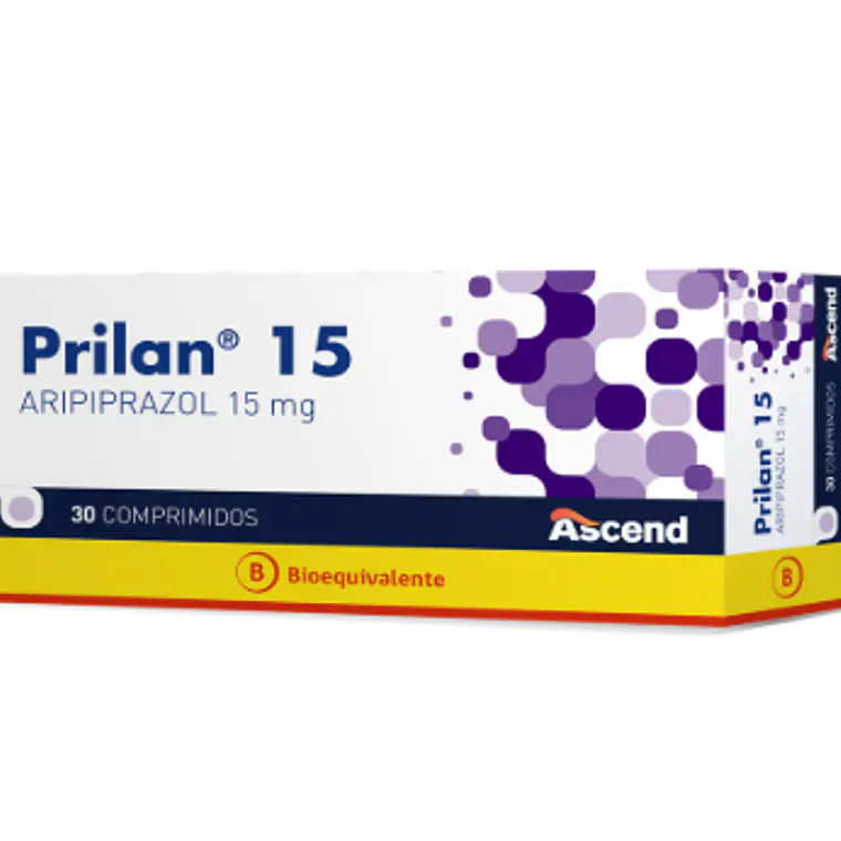 Prilan (B) Aripiprazol 15 mg 30 Comprimidos. 1