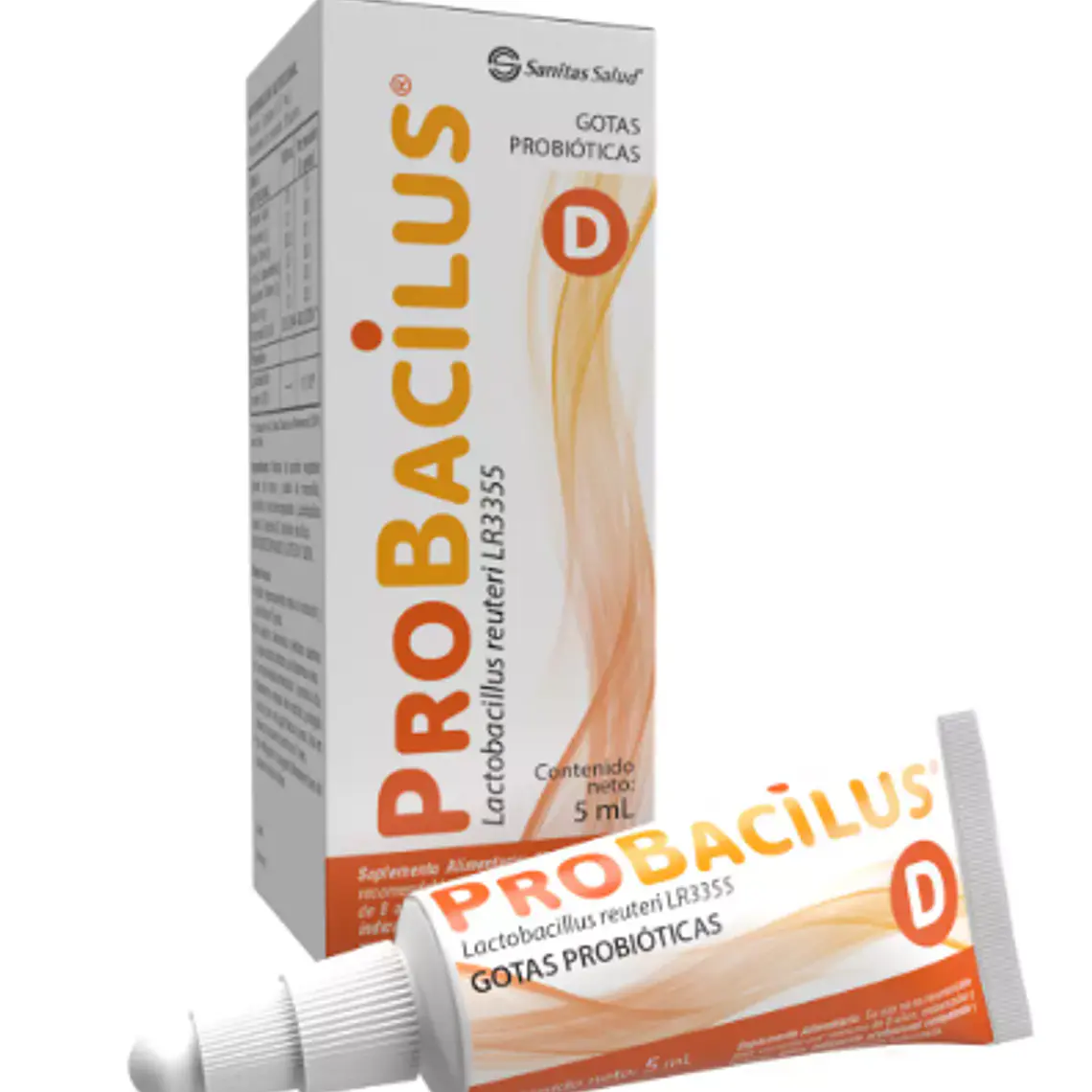 Probacilus D-Lactobacillus Gotas probióticas 5 ml. 1