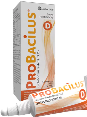 Probacilus D-Lactobacillus Gotas probióticas 5 ml.