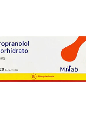 Propranolol Clorhidrato (B) 10 mg 20 Comprimidos. Mintlab