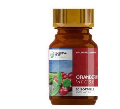 Cranberry Vit C & E 60 Cápsulas. Natural Farm