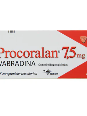 Procoralan Ivabradina 7,5 mg 28 Comprimidos recubiertos.