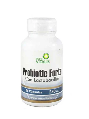Probiotic Forte con lactobacilus 280 mg 60  Cápsulas. Aura Vitalis