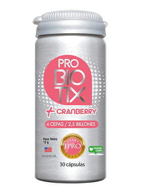 Probiotix + Cranberry 30 Cápsulas. New Science