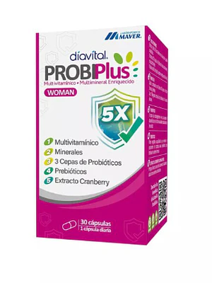 Probiplus Woman 30 Cápsulas. Diavital