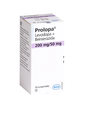 Prolopa  Levodopa+ Benserazida 200/5 mg 30 Comprimidos.