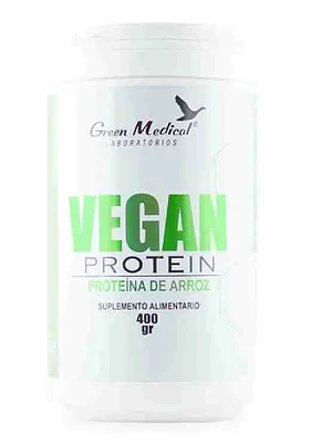 Proteína de Arroz Vegana 400 g. Green Medical