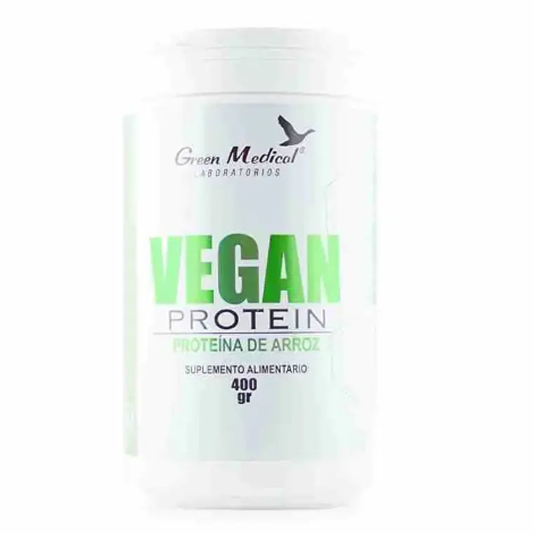 Proteína de Arroz Vegana 400 g. Green Medical 1