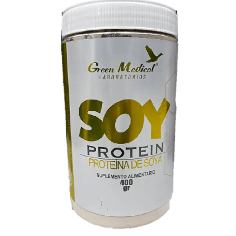 Soy protein Proteína de Soya 400 g.  Green Medical 1