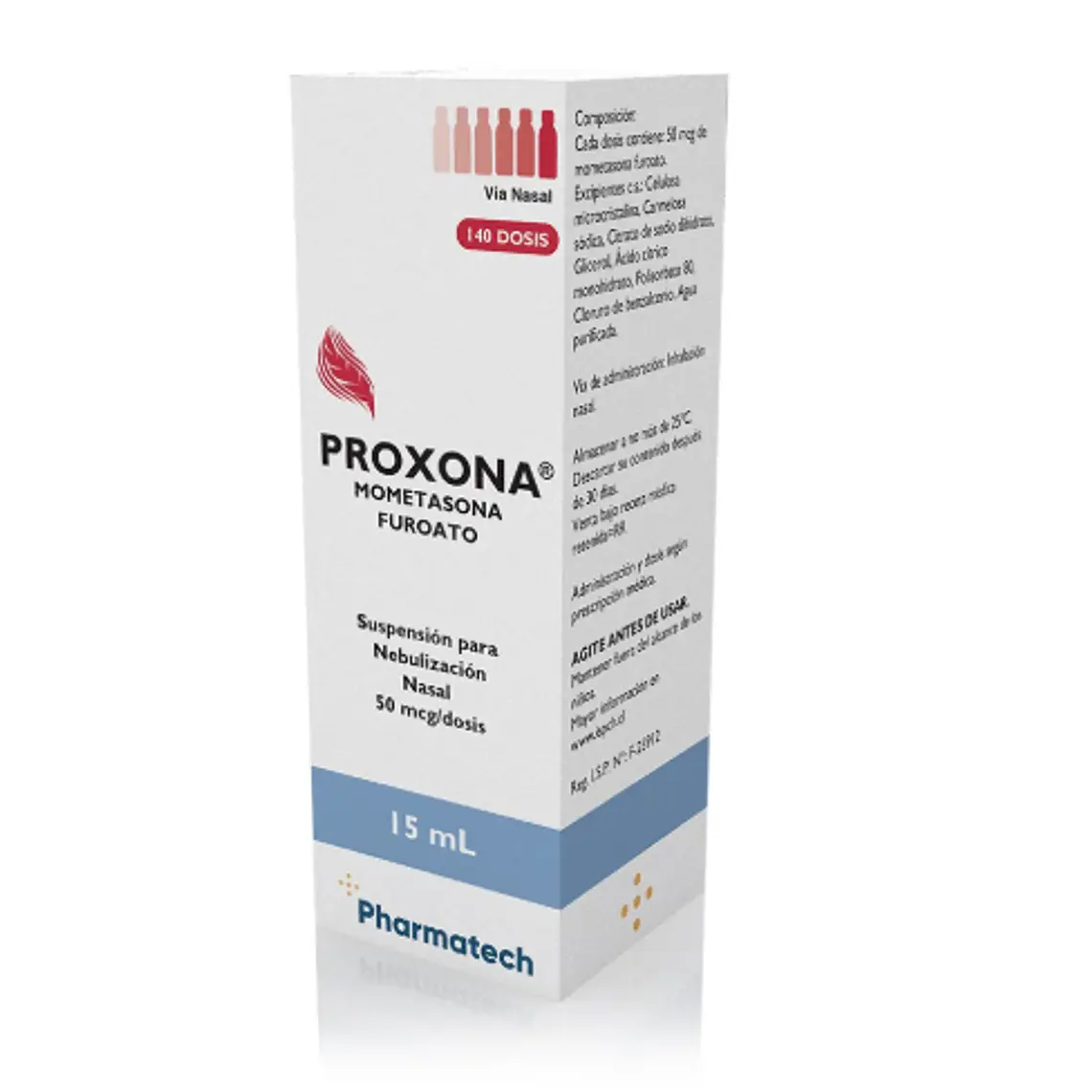 Proxona Mometasona 50 mcg Suspensión nasal 140 Dosis. 1