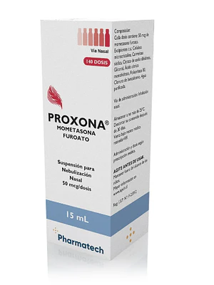 Proxona Mometasona 50 mcg Suspensión nasal 140 Dosis.