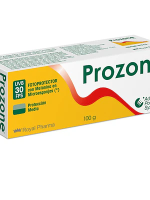Prozone Gel fotoprotector FPS30+ 100 g.