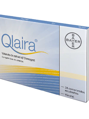 Qlaira Estradiol, Dienogest 28 Comprimidos recubiertos.