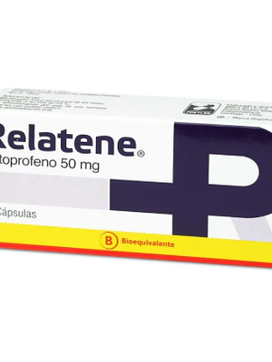 Relatene (B) Ketoprofeno 50 mg 20 Cápsulas.