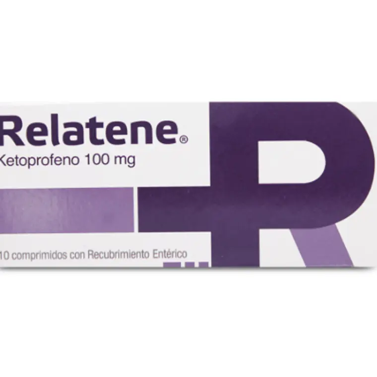 Relatene Ketoprofeno 100 mg 10 Comprimidos. 1