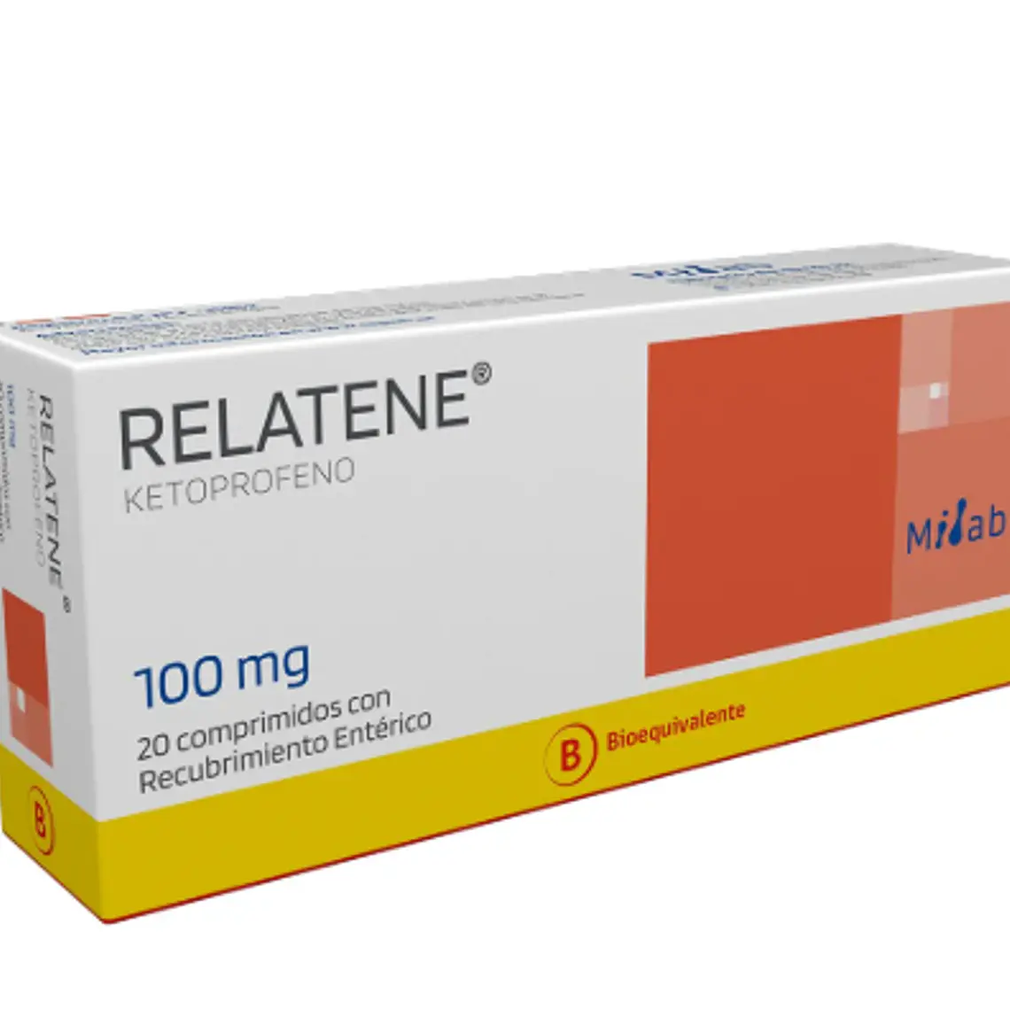 Relatene (B) Ketoprofeno 100 mg 20 Comprimidos. 1