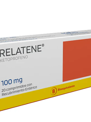Relatene (B) Ketoprofeno 100 mg 20 Comprimidos.