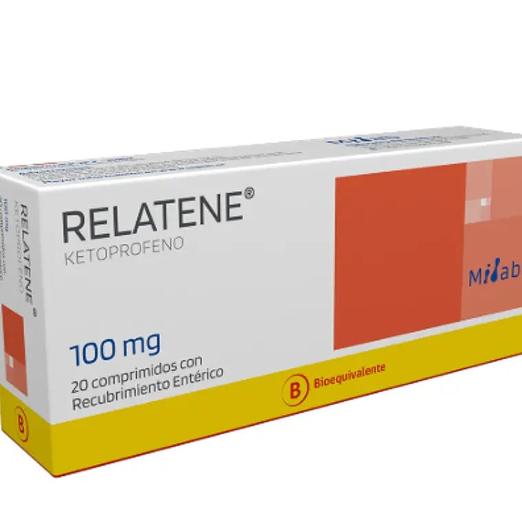 Relatene (B) Ketoprofeno 100 mg 20 Comprimidos. 1