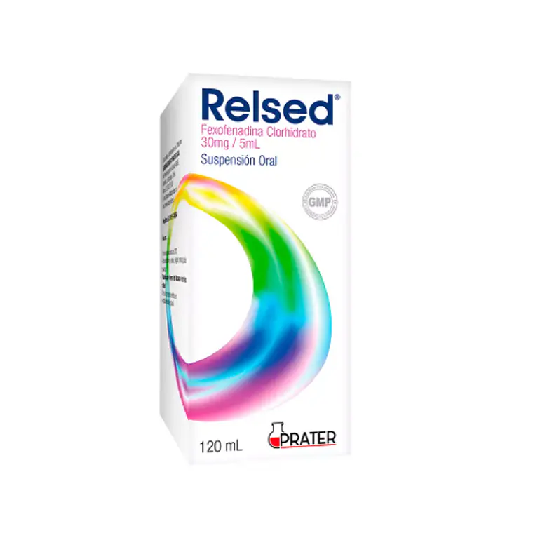Relsed Fexofenadina 30 mg / 5 ml Jarabe 120 ml. 1