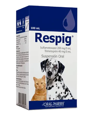 Respig Suspensión oral 100 ml. Uso veterinario