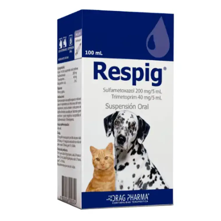 Respig Suspensión oral 100 ml. Uso veterinario 1