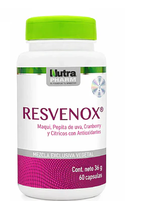 Resvenox 60 Cápsulas. Nutra Pharm