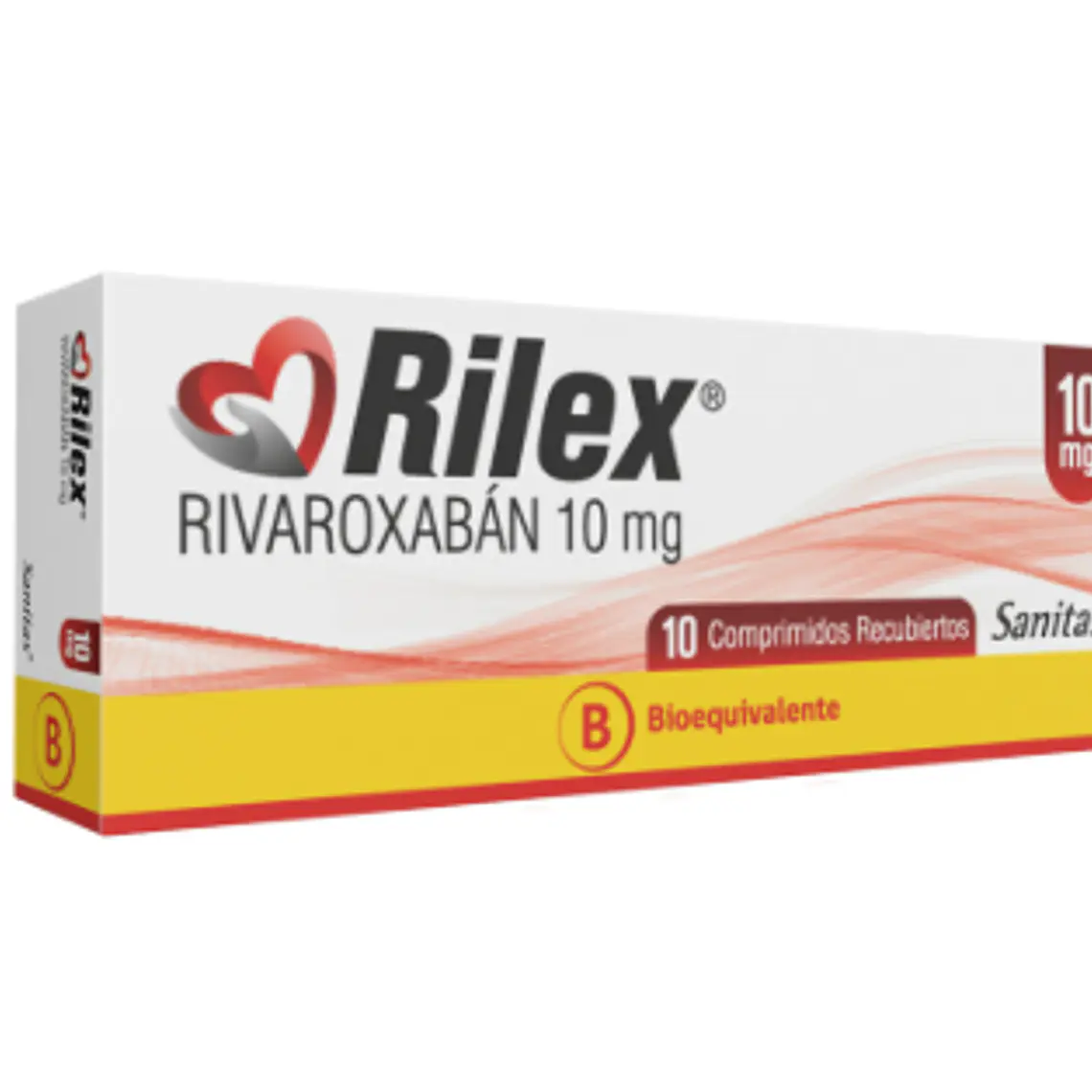 Rilex (B) Rivaroxabán 10 mg 10 Comprimidos recubiertos. 1