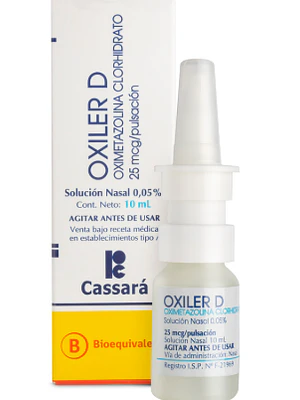 Oxiler D (B) Spray nasal 10 ml.