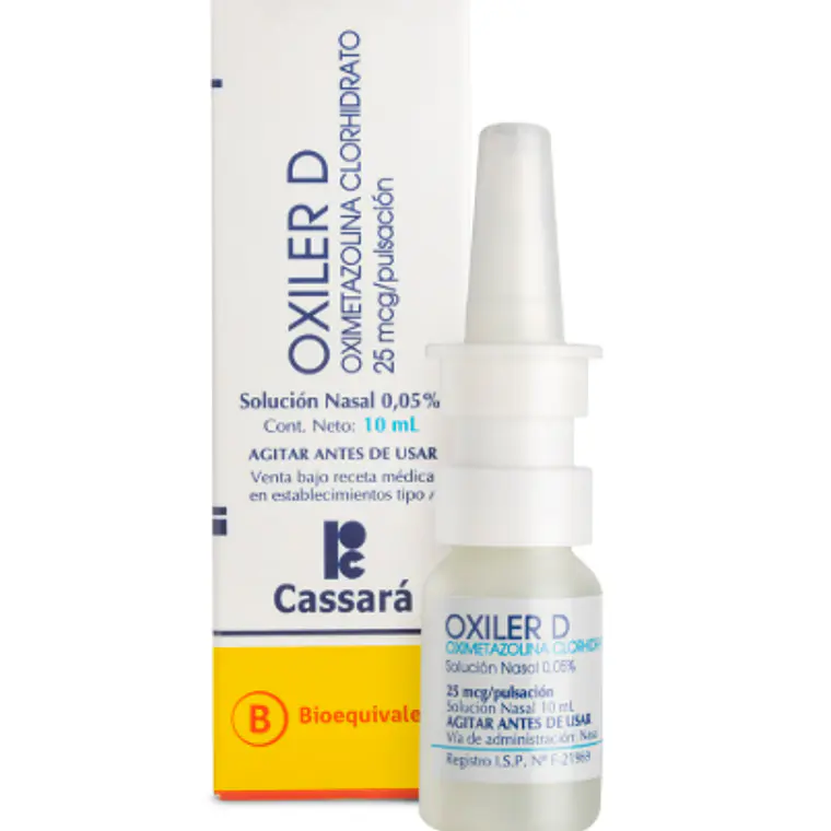 Oxiler D (B) Spray nasal 10 ml. 1