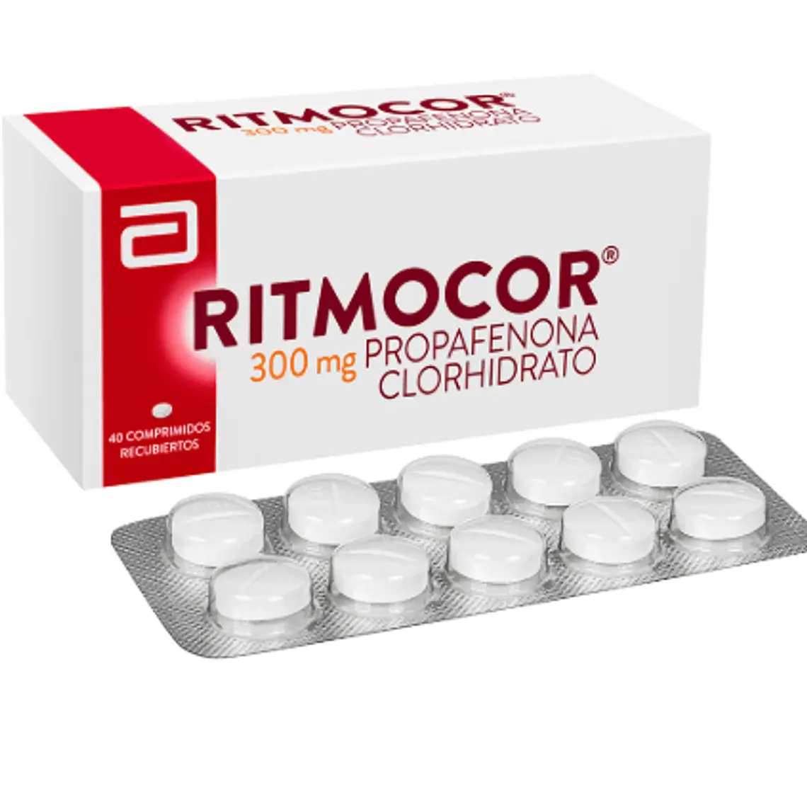 Ritmocor Profenona 300 mg 40 Comprimidos recubiertos. 1
