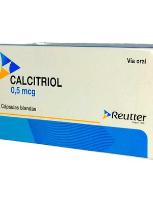 Calcitriol 0,5 mcg 30 Cápsulas blandas. Reutter