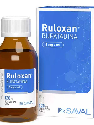 Ruloxan Rupatadina 1mg/ 1ml Solución oral 120 ml.