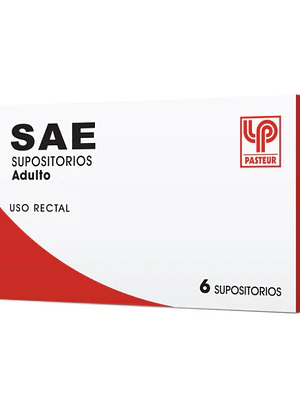 SAE Adifenina, Propofenazona 6 Supositorios adulto.