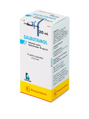 Salbutamol (B) 5 mg/ml Solución nebulizadora 20 ml. BPH