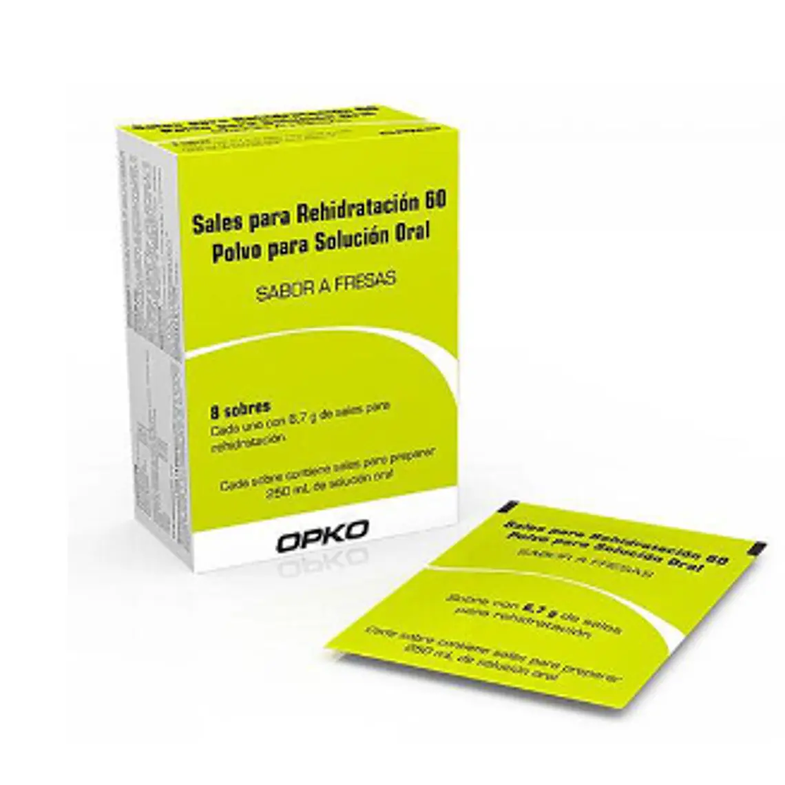 Sales para rehidratación Polvo 60 Sobres. Opko  1