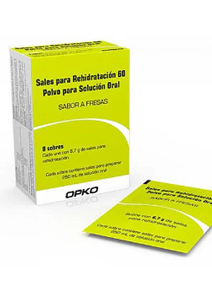 Sales para rehidratación Polvo 60 Sobres. Opko 