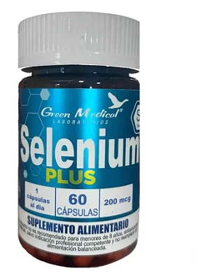 Selenium Plus 60 Cápsulas. Green Medical