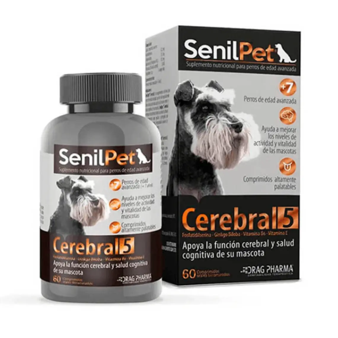 Senilpet Cerebral 5 60 Comprimidos. 1
