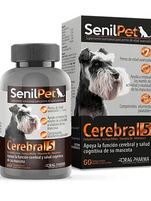 Senilpet Cerebral 5 60 Comprimidos.