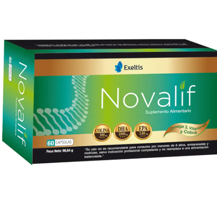 Novalif Suplemento nutricional 60 Cápsulas.  1