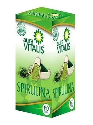 Spirulina 267 mg 60 Cápsulas. Aura Vitalis