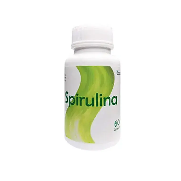 Spirulina 300 mg 60 Cápsulas. Pranalab 1