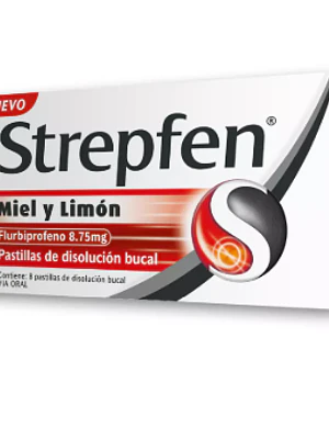 Strepfen Flurbiprofeno 8,75 mg miel y limón 8 Comprimidos.