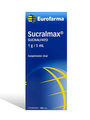 Sucralmax Sucralfato 1 g / 5 ml Suspensión oral 180 ml.