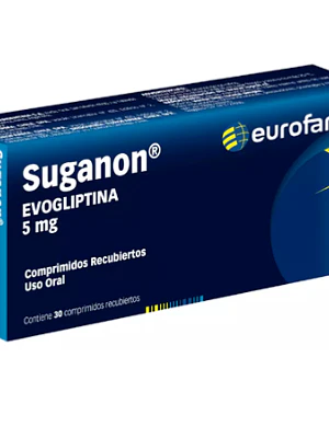 Suganon Evogliptina 5 mg 30 Comprimidos recubiertos.