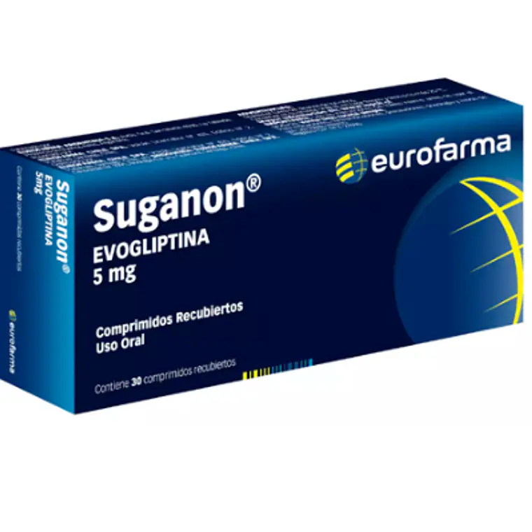 Suganon Evogliptina 5 mg 30 Comprimidos recubiertos. 1