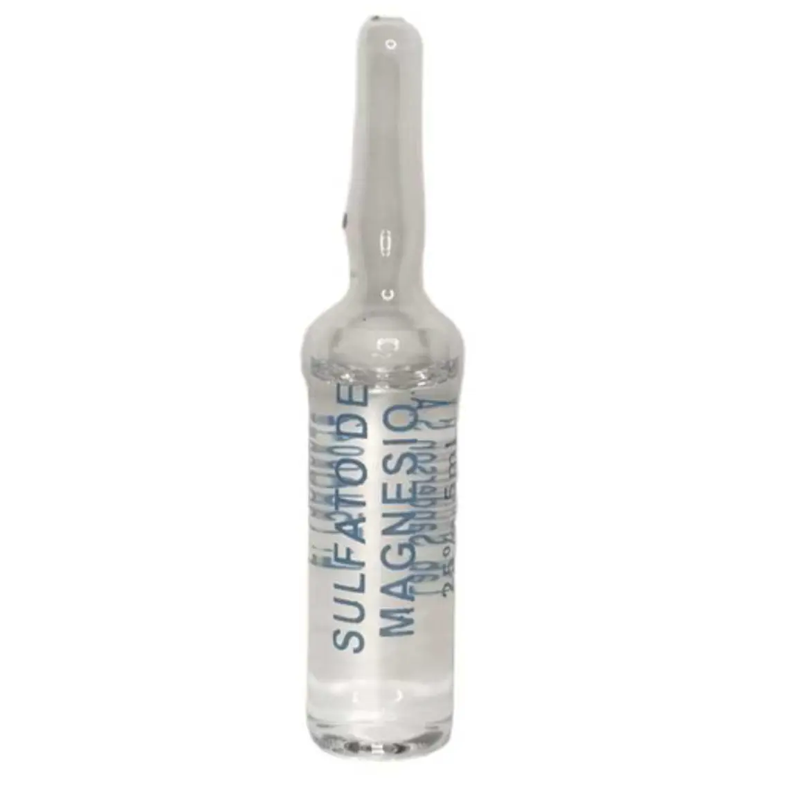 Sulfato de magnesio heptahidrato  25 % /Solución inyectable 100 Ampollas 5 ml. Biosano 1