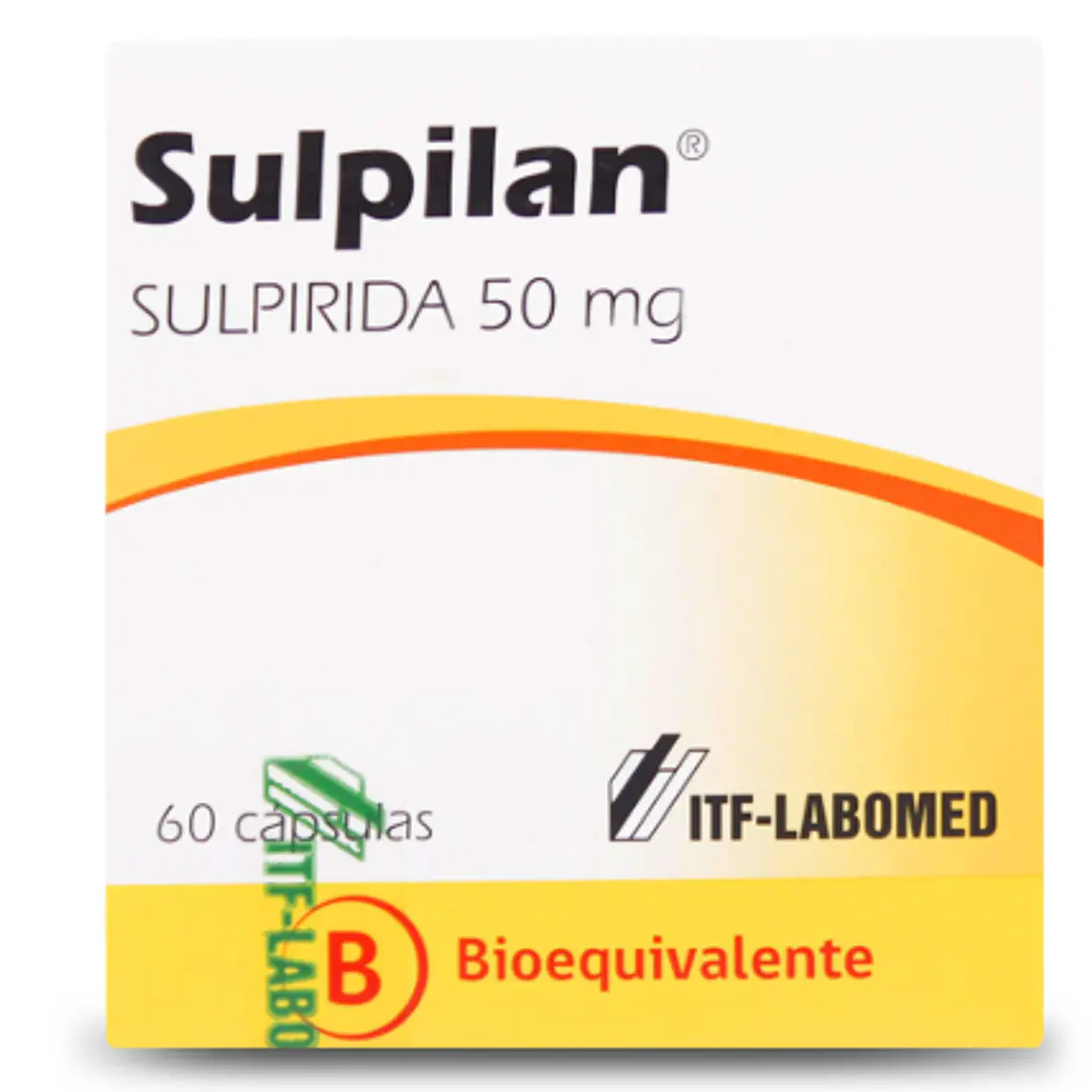 Sulpilan Sulpirida 50 mg 60 Cápsulas. 1