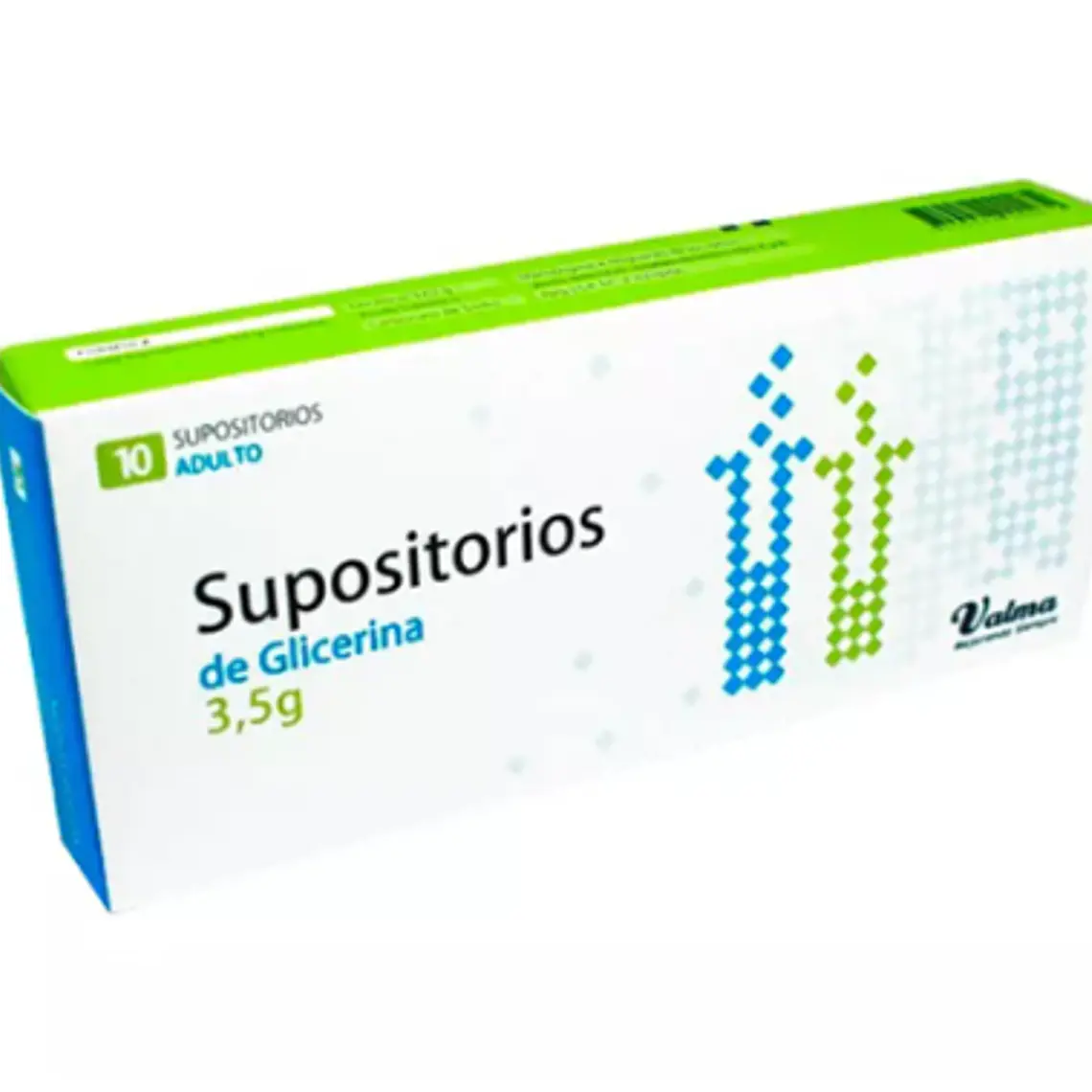 Supositorios de Glicerina Adulto 3,5 g 10 Unidades. Valma 1