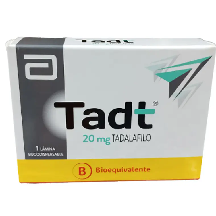 Tadt (B) Tadalafilo 20 mg 1 Lámina bucodispersable. 1